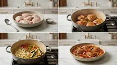 Κοτόπουλο με λαχανικά στην κατσαρόλα: ζουμερό και δεμένο κοκκινιστό