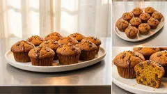 Γιορτινά cupcakes κολοκύθας με βρώμη και Nesquik – πανεύκολα στο μπλέντερ