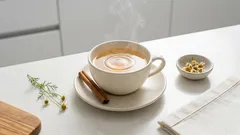 Ζεστό ρόφημα χαμομηλιού με κανέλα και μέλι – έτοιμο σε 7 λεπτά