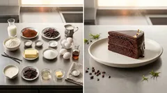 Υγρό κέικ σοκολάτας με γκανάζ: ζουμερό, πλούσιο και σταθερά πετυχημένο