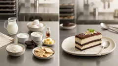 Γλυκό ψυγείου με καρύδα και σοκολατένια μπισκότα – στρώσεις που κόβονται τέλεια