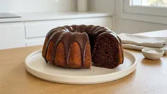 Αγγλικό κέικ καρότου με κακάο και γλάσο σοκολάτας — αφράτο και πάντα ζουμερό