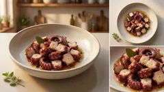 Χταπόδι ξιδάτο που μένει τρυφερό: βράσιμο χωρίς νερό και ωρίμανση 24 ωρών