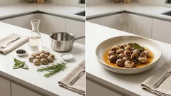 Χοχλιοί ξιδάτοι καλογερίστικοι: ο κρητικός μεζές που δένει στο ξύδι