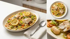 Γίγαντες λεμονάτοι στον φούρνο με μπακαλιάρο – χορταστικό ταψί που δένει σωστά