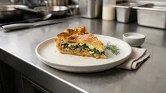 Τάρτα σπανάκι-φέτα με σφολιάτα: τραγανή βάση και κρεμώδη γέμιση