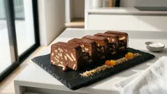 Μωσαϊκό σοκολάτας με πασχαλινά μπισκότα και γκανάζ – έτοιμο στο ψυγείο