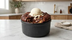 Σοκολατένια πουτίγκα από τσουρέκι στον φούρνο – το πιο νόστιμο «περισσεύει» γλυκό