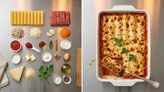 Κανελόνια με κιμά και μπεσαμέλ: ζουμερή γέμιση και κρέμα που δένει εύκολα