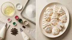 Χριστουγεννιάτικες μαρέγκες που πετυχαίνουν πάντα – γυαλιστερές και σταθερές