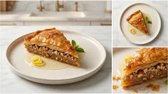 Κοπεγχάγη στο ταψί: τραγανό φύλλο και αφράτη γέμιση με αμύγδαλα-καρύδια