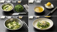 Σαλάτα με ωμά κολοκυθάκια, ρόκα και παρμεζάνα – έτοιμη σε 10 λεπτά