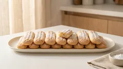 Σπιτικά σαβαγιάρ αφράτα και στεγνά — ιδανικά για τιραμισού χωρίς να λασπώνουν