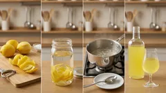 Σπιτικό λιμοντσέλο με βότκα: αρωματικό, χωρίς πικράδα, βήμα-βήμα