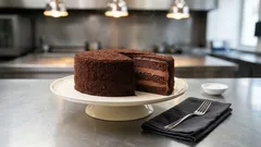 Τούρτα Σεράνο στο σπίτι: τρία αφράτα παντεσπάνια και πλούσια κρέμα σοκολάτας