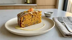 Νηστίσιμο κέικ καρότου στο μπλέντερ: αφράτο, με πορτοκάλι και καρύδια