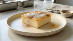 Παραδοσιακή γαλατόπιτα χωρίς φύλλο – βελούδινη κρέμα και τέλειο «πέτσωμα»