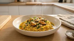 Μύδια γιουβέτσι στην κατσαρόλα: μελωμένο κριθαράκι με λεμόνι, χωρίς κόπο