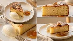 Κρητική γιαουρτόπιτα στον φούρνο: αφράτη, ζουμερή και με τραγανά αμύγδαλα