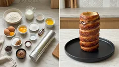 Chimney cake (kürtőskalács) στο σπίτι: αφράτο μέσα, καραμελωμένο απ’ έξω