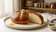 Πασχαλινή κουλούρα Κρήτης: αφράτη, αρωματική με πορτοκάλι και σουσάμι, βήμα-βήμα