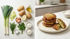 Πρασοκεφτέδες τραγανοί απ’ έξω, αφράτοι μέσα – με πατάτα και μυρωδικά