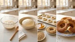 Κουλούρια Θεσσαλονίκης στο σπίτι: αφράτα, με μπόλικο σουσάμι