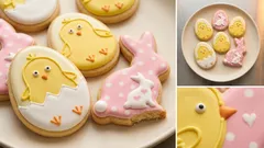 Royal icing για πασχαλινά μπισκότα: σταθερό, λείο γλάσο για περίγραμμα και γέμισμα